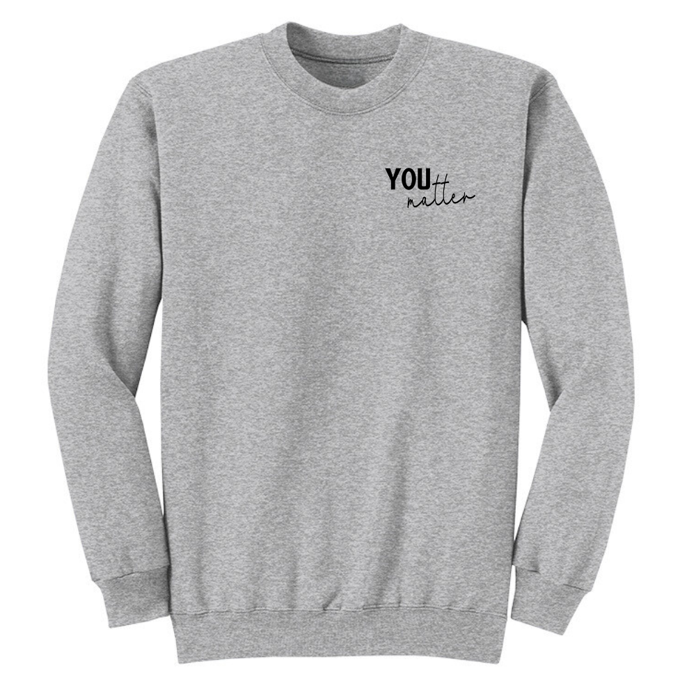 You Matter - Sweatshirt - Heather Grey